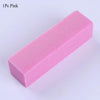 10Pcs/set Pink Form Nail Buffers File For UV Gel White Nail File Buffer Block Polish Manicure Pedicure Sanding Nail Art Tool