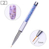 NICOLE DIARY UV Gel Brush Liner Painting Pen Acrylic Drawing Brush for Nails Gradient Rhinestone Handle Manicure Nail Art Tool
