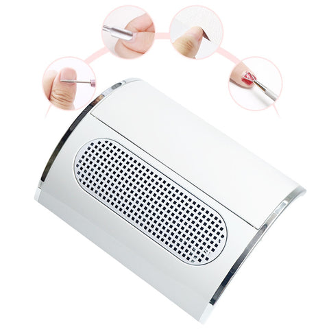 Powerful Nail Dust Suction Collector with 3 Fan Vacuum Cleaner Manicure Tools with 2 Dust Collecting Bags