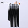 NICOLE DIARY UV Gel Brush Liner Painting Pen Acrylic Drawing Brush for Nails Gradient Rhinestone Handle Manicure Nail Art Tool